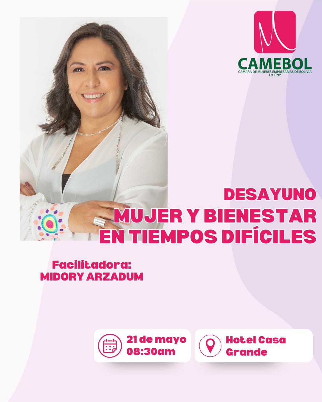 Desayuno «Mujer y Bienestar en tiempos dífíciles»
